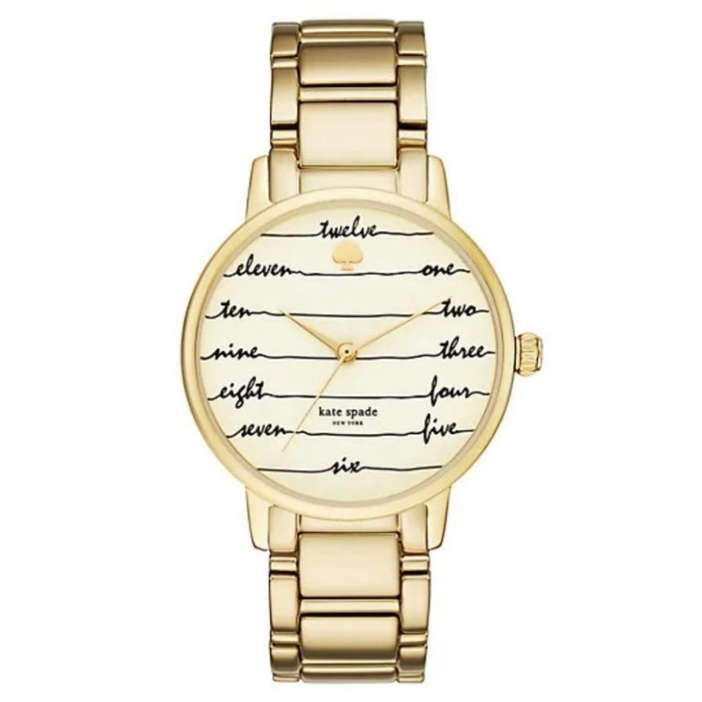 Kate Spade Gramercy Gold-Tone Stainless Steel Analog Bracelet Watch